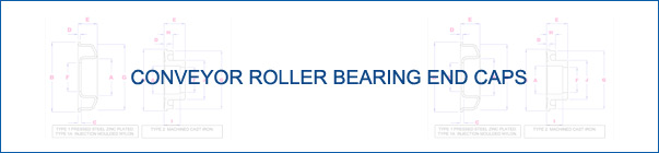 Conveyor Roller Bearing End Caps