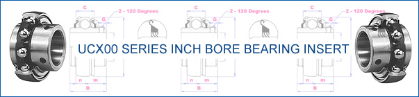 UCX00 Series Inch Bore Bearing Insert